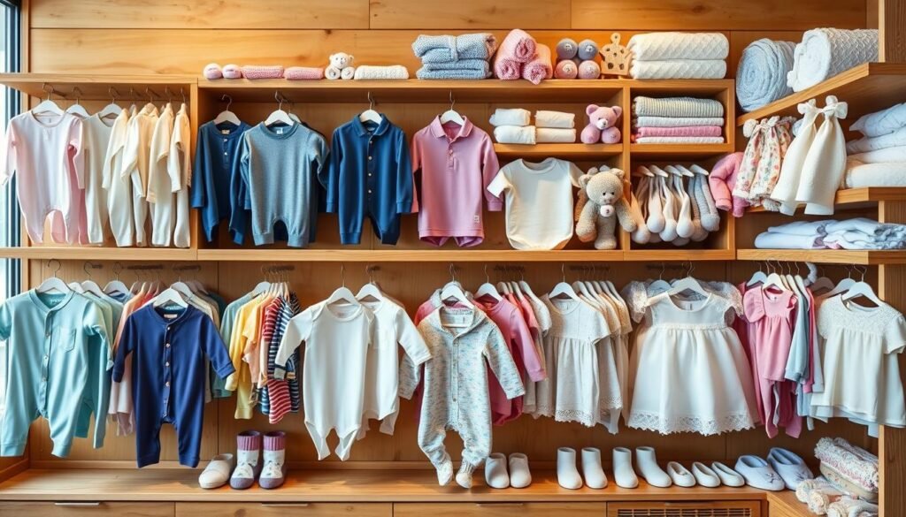 Diverse Infant Apparel Selection